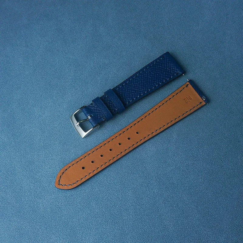 يدويا الجلود حزام ساعة اليد 20 مللي متر 22 مللي متر الإفراج السريع العالمي خمر رئيس طبقة جلد البقر حزام الساعات اكسسوارات دبوس مشبك