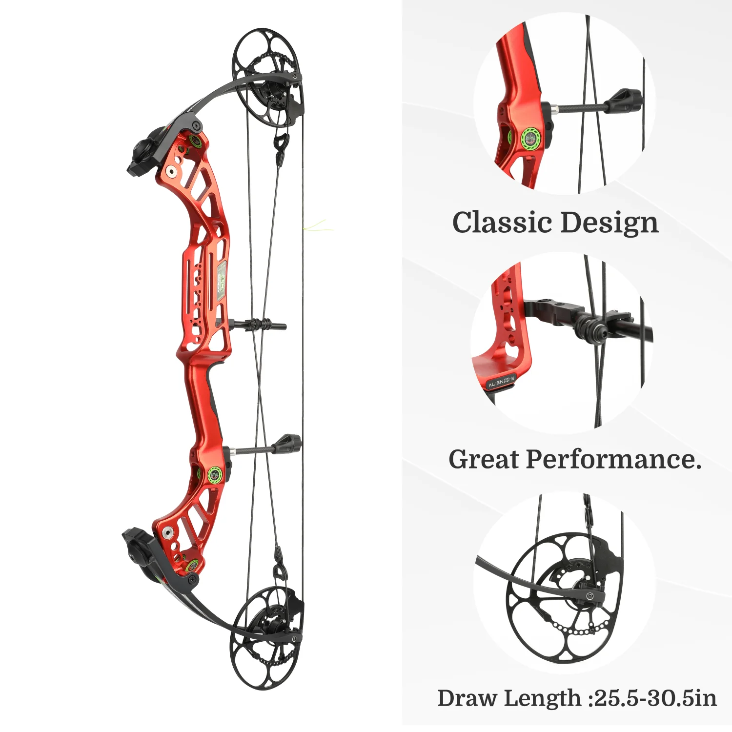 Archery Compound Bow 40-75lbs Draw Length 25.5-30.5inch Hunt Shoot Target Practice Competition Outdoor Training Beginner Sports