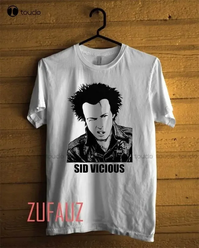 New Sid Vicious Bassist The Legend White T-Shirt Size Xs-5Xl For Men Pink Shirts For Women Fashion Tshirt Summer New Popular