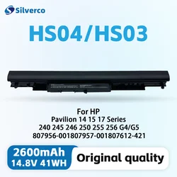 807956-001 HS04  807612-421 Battery for HP 240 245 246 250 255 256 G4/G5 340 346 348 G3 Pavilion 14-AC 15-AC 17-X Series
