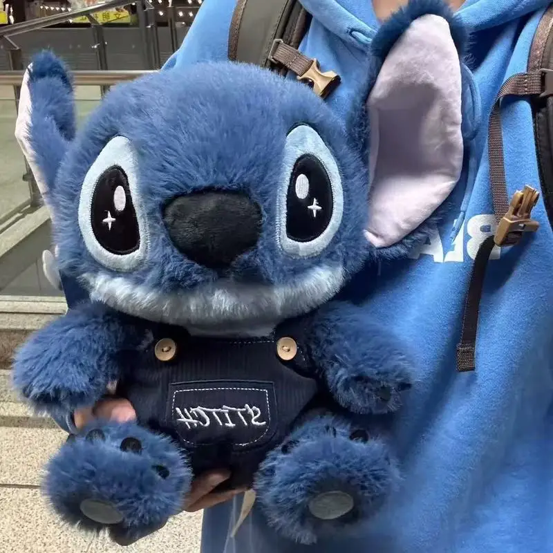 

23 см стежка плюшевая кукла милая аниме мягкая игрушка с комбинезоном Рождественский подарок на день рождения для мальчиков и девочек украшения дома и комнаты аксессуары