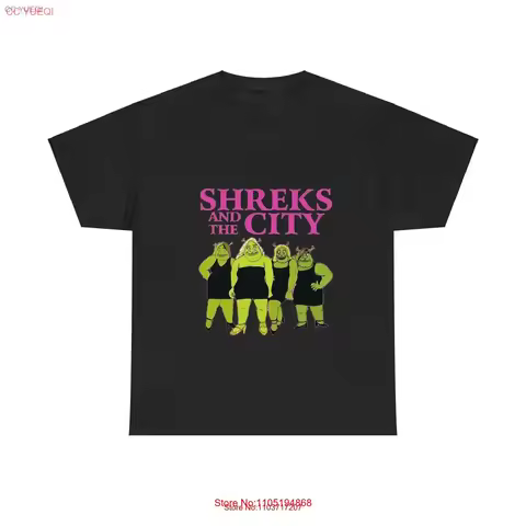 Ogre and the City Shreks Funny Meme shirt vintage Washed Comfortable Versatile Casual streetwear Soft Breathable