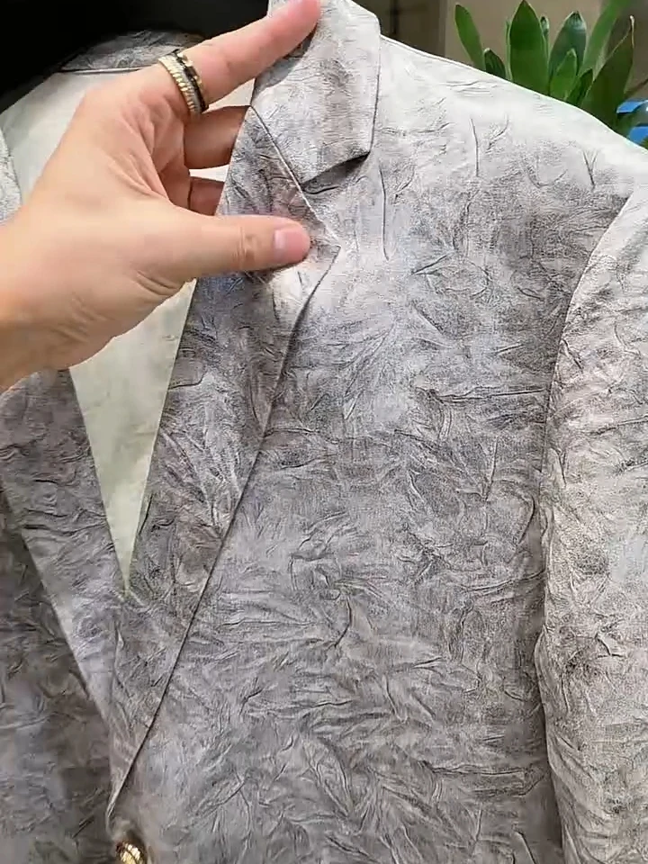 Casual Men's Suit Spring Summer New Style Fashionable Versatile High Quality Business Shirt Personality Soft Fabric Standard Fit