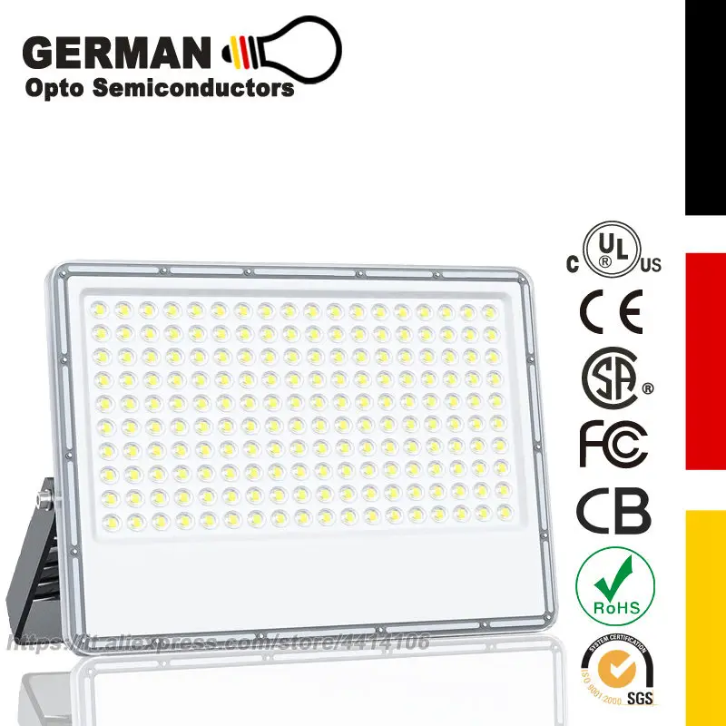 

150W Flood Lights Outdoor, 15000LM Plug in Flood Lighting Outdoor , Driver, 6500K IP67 for Stadium Yard Backyard Garden