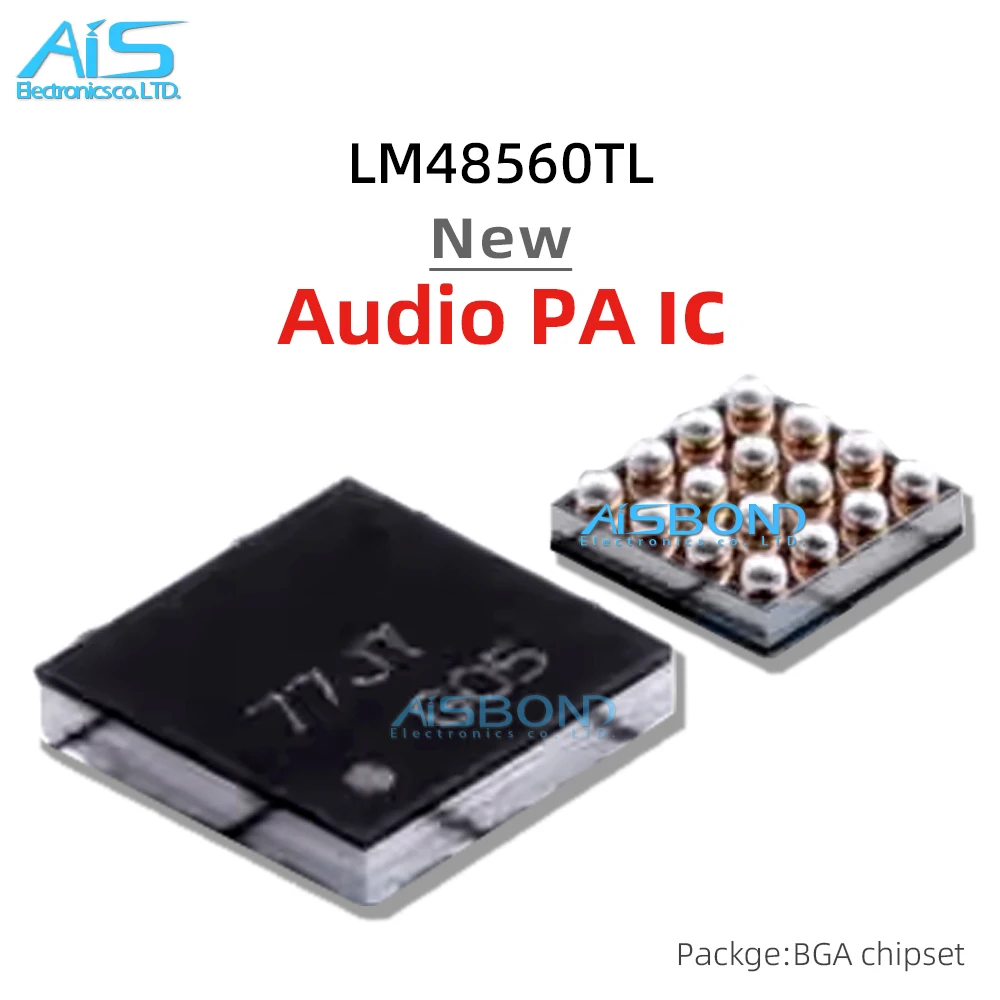 

Новая микросхема усилителя мощности звука LM48560TL DSBGA-16 с маркировкой G05