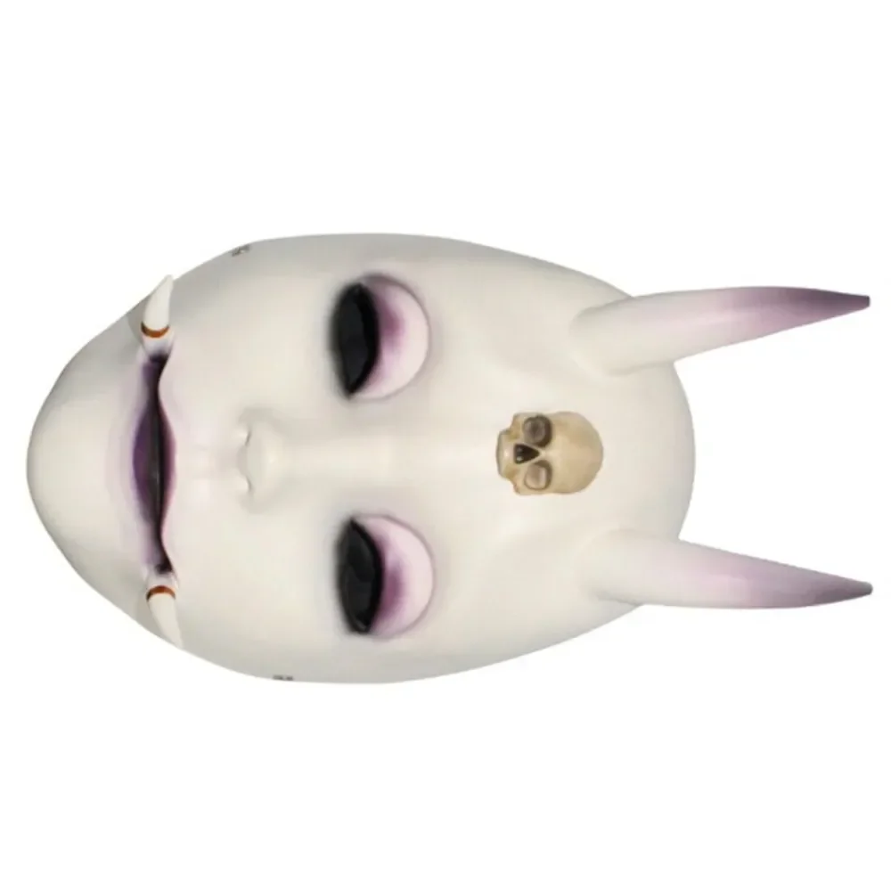 Japanese Prajna Resin Mask, Oni Devil Mask, Halloween Parties, Festivals Supplies, Cosplay, Collectible Party Mask