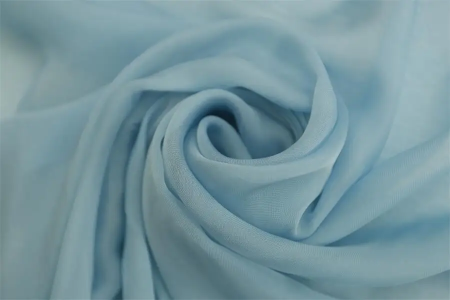 factory Wholesale 3M silk dress scarf Chiffon pink white lined scarf fabric 140 width wedding dress Natural healthy silk