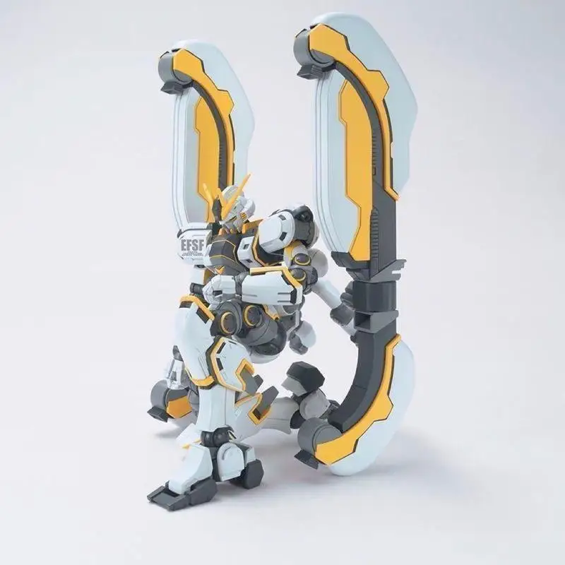Hg 1/144 Rx-78al أطلس الصاعقة الجمعية البلاستيك روبوت أطقم منمذجة أنيمي عمل الشكل سطح المكتب ديكور الصبي جمع هدايا عيد الميلاد #3