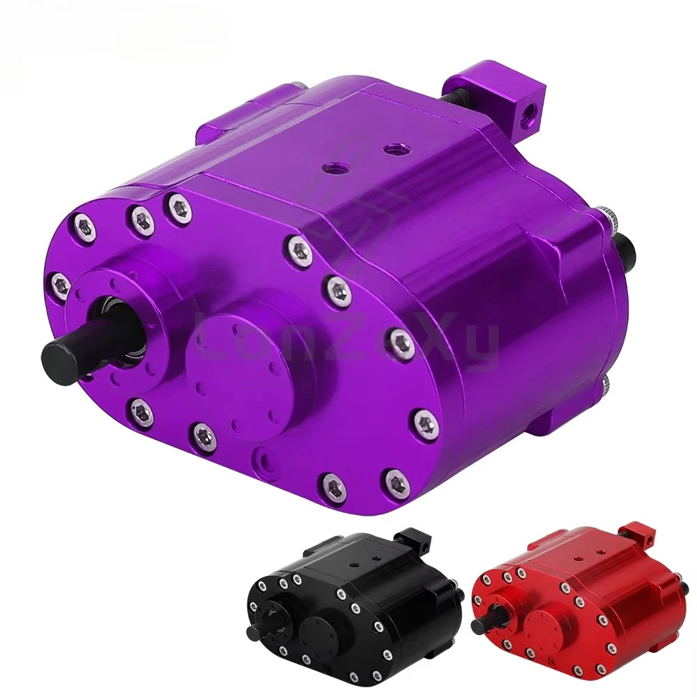 2 Speeds Transfer Case Gearbox Transmission Box 46x53x32mm for Axial SCX10 RC 4WD D90 1/10 RC Crawler Car Upgrade Parts