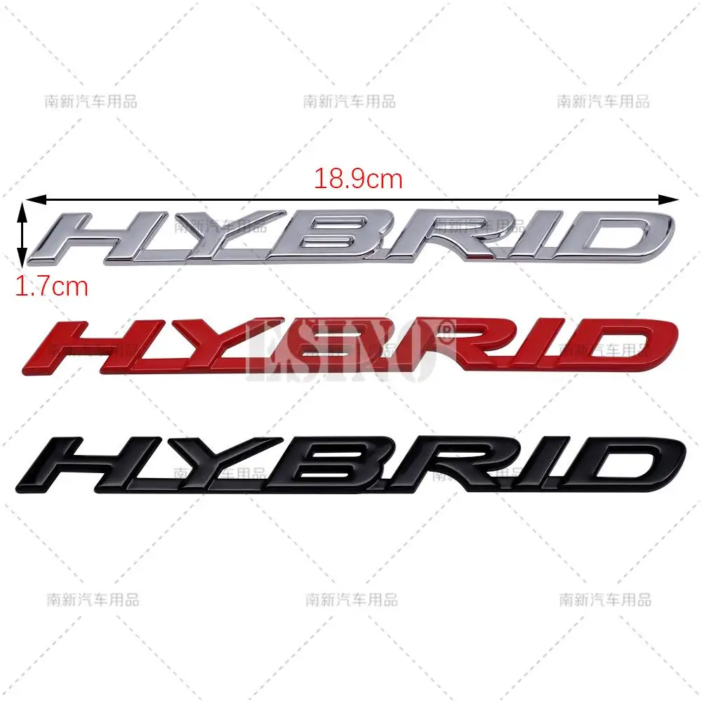 Car Styling 3D Hybrid Metal Adhesive Emblem Trunk Badge Fender Sticker Body Decal for Lexus ES300h IS300h LS500h RX 450h