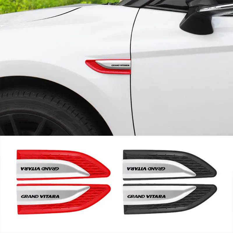

Car Stickers ABS Resin Blade Fender Car Styling Decal Car Body Decor Waterproof Stickers for suzuki Grand Vitara JLX Accessories