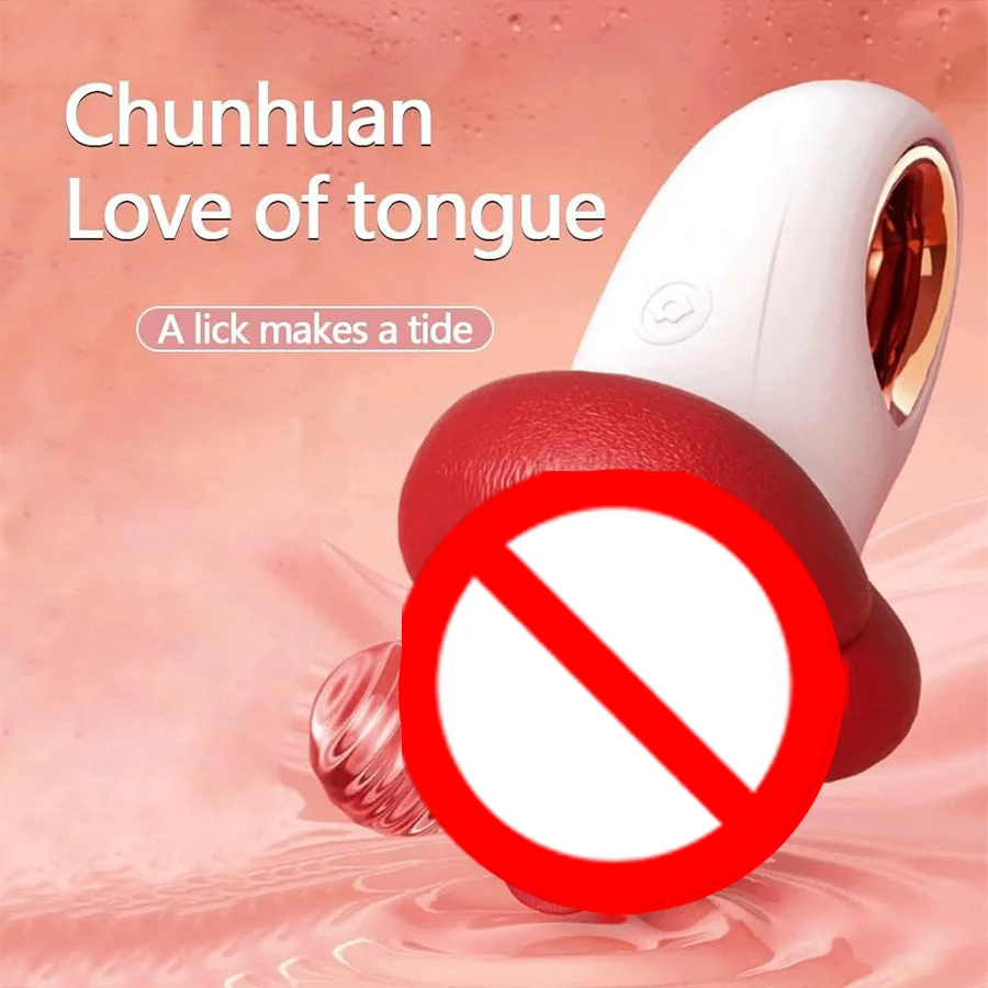 Honey Tongue Adult Sex Products Female Simulated Tongue Licking Masturbator G-Point Vibration Insertion Tool view 2