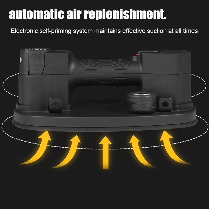 Imagem -03 - Ventosa a Vácuo com Bateria de Lítio Levantador Elétrico de Sucção Vidro de Vácuo Bomba de ar Inteligente Ferramenta de Levantamento 220kg