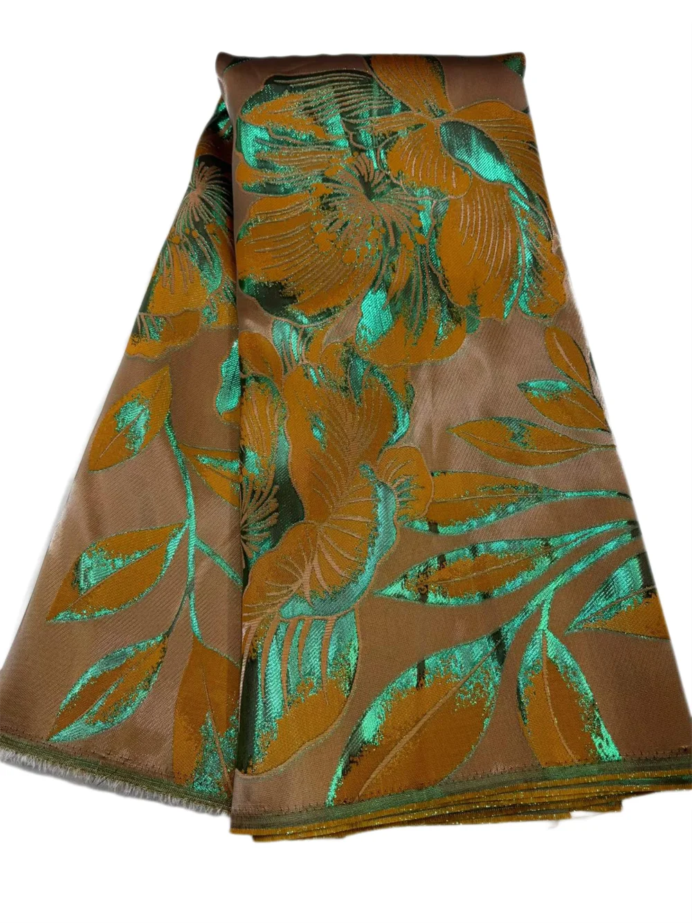 Goedkope, hoogwaardige Afrikaanse organza brokaat kantstof, 5 yards, Franse tule, geschikt voor feestjurken, Nigeriaanse jacquard kant, stof voor het maken van kleding.