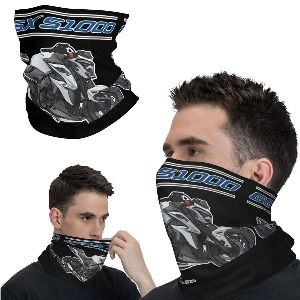 Super Bandana Neck Gaiter Motorcycle Club New GSX S1000 Face Mask Cycling Face Mask Hiking Unisex Adult Washable