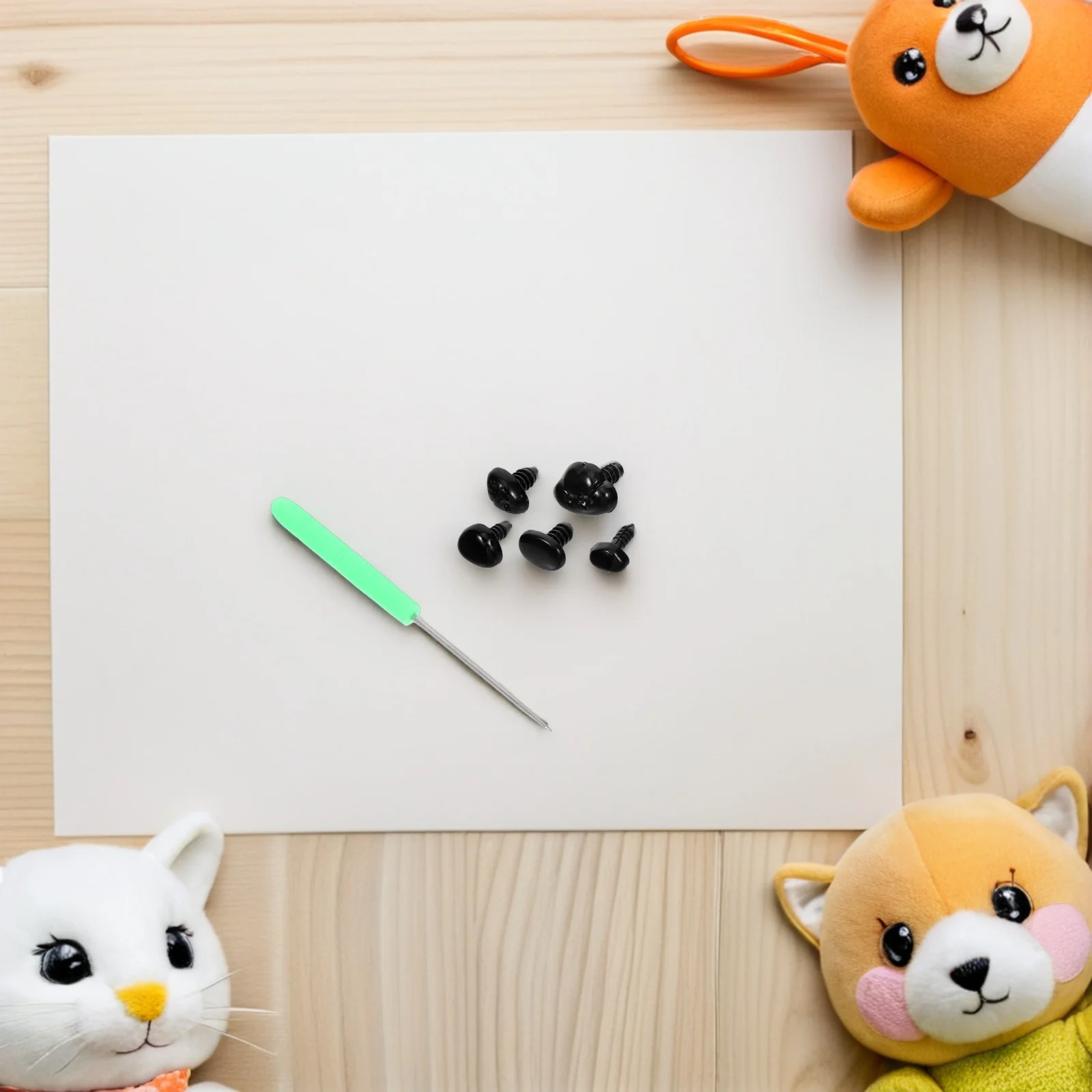 

Eye Tool Eyes for Toys Eye-shaped Button Crochet Saftety Pliers Crocheting Auxiliary Plastic Safe Mounting