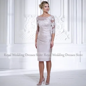 أعلى 5 مبيعات أنيقة من فستان أم العروس الفضي الأنيق - No6