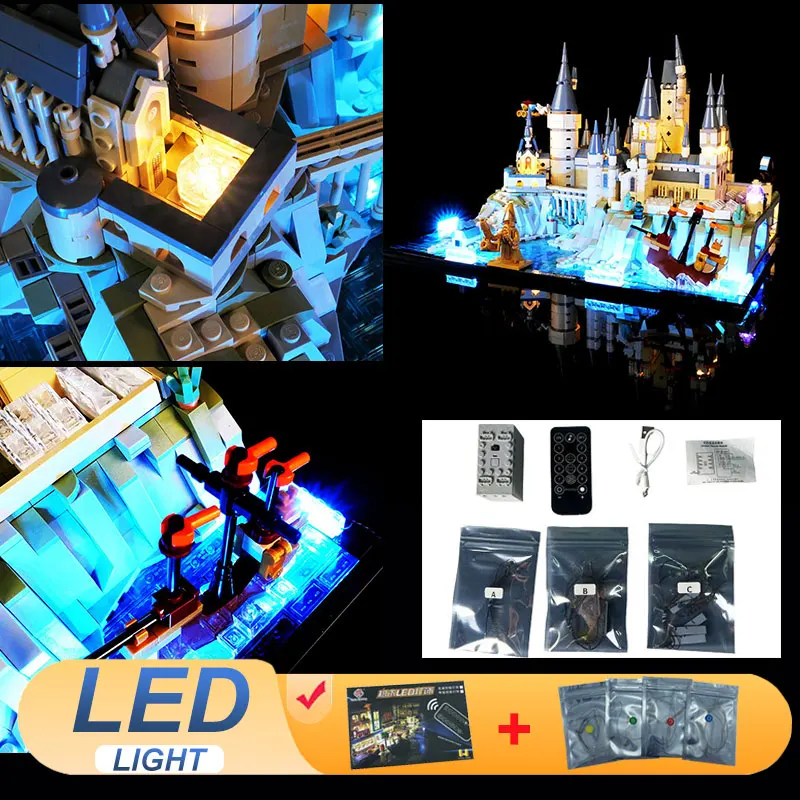 

LED Light Kit For LEGO 76419 Magic School Castle and Grounds Lamp Toy Gift (Not Include Building Blocks Bricks Kits Sets Model)