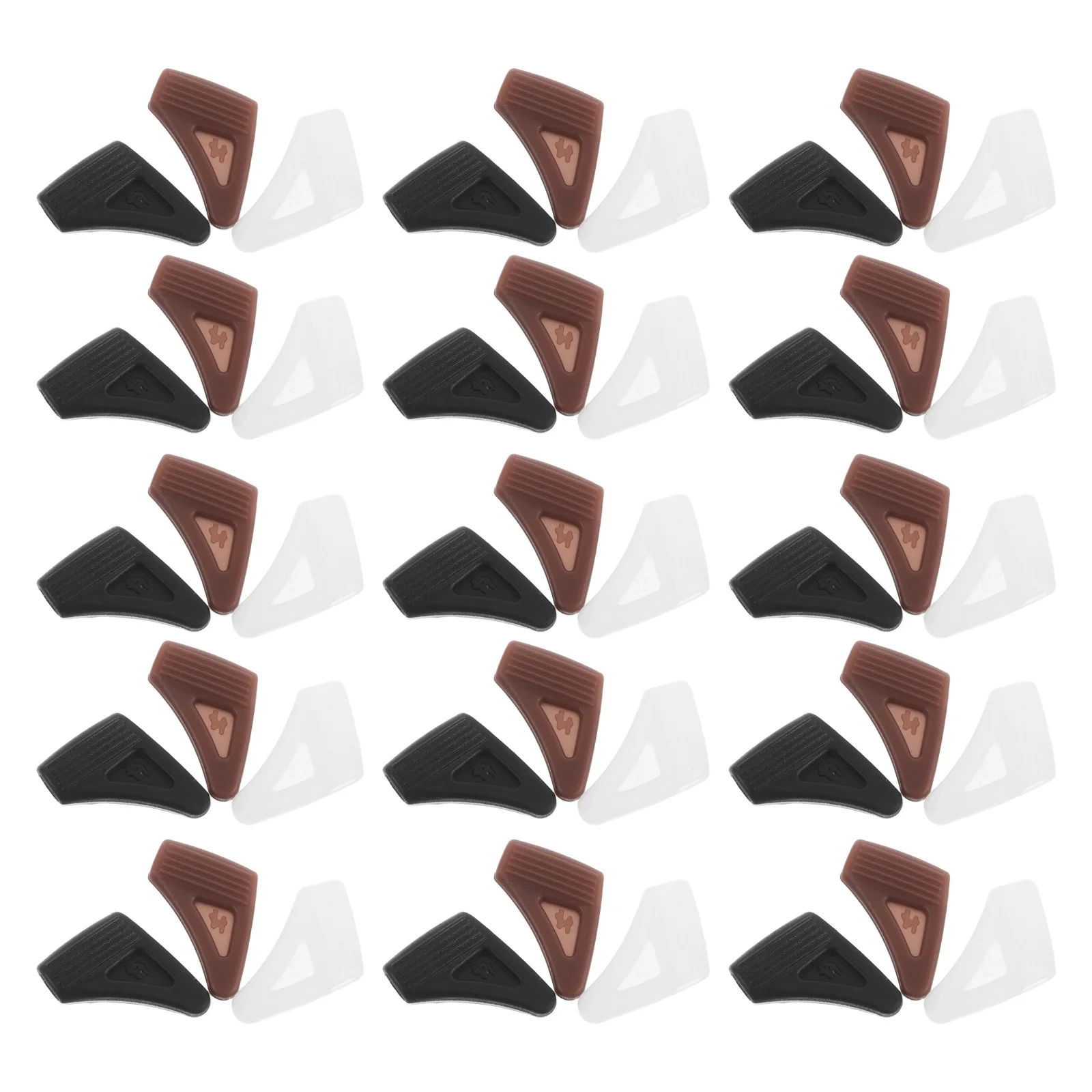 

60Pcs Eyeglass Ear Hooks Silicone Temple Tips Grips Secure Fit for Active Lifestyle Running Hiking Outdoor Work Use