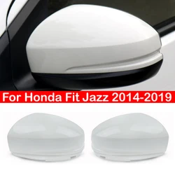 For Honda Fit Jazz 2014 2015 2016 2017 2018 2019 Car Replacement Rearview Side Mirror Cover Wing Cap Exterior Door Case Trim