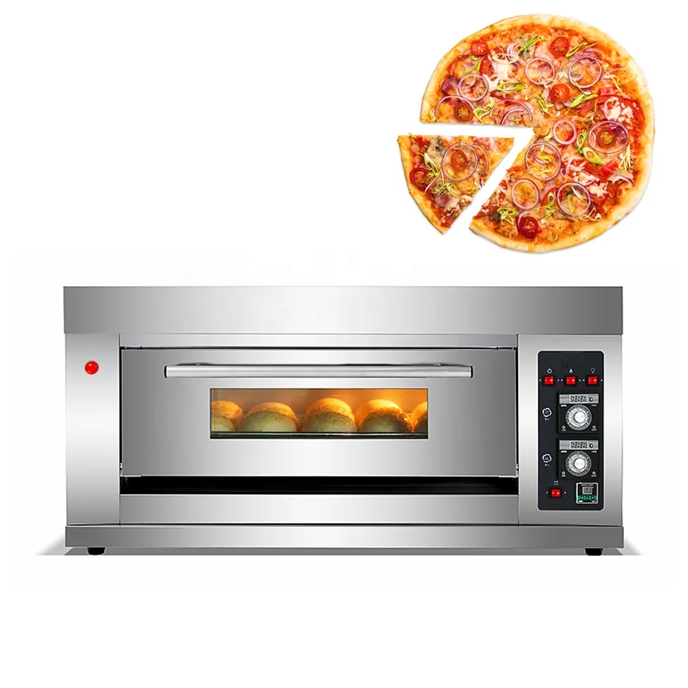 Stainless Steel Multi-function Gas Oven Commercial Baking Equipment Baking Oven Gas Deck Oven Pizza Baking Machine 1/2/3 Decks