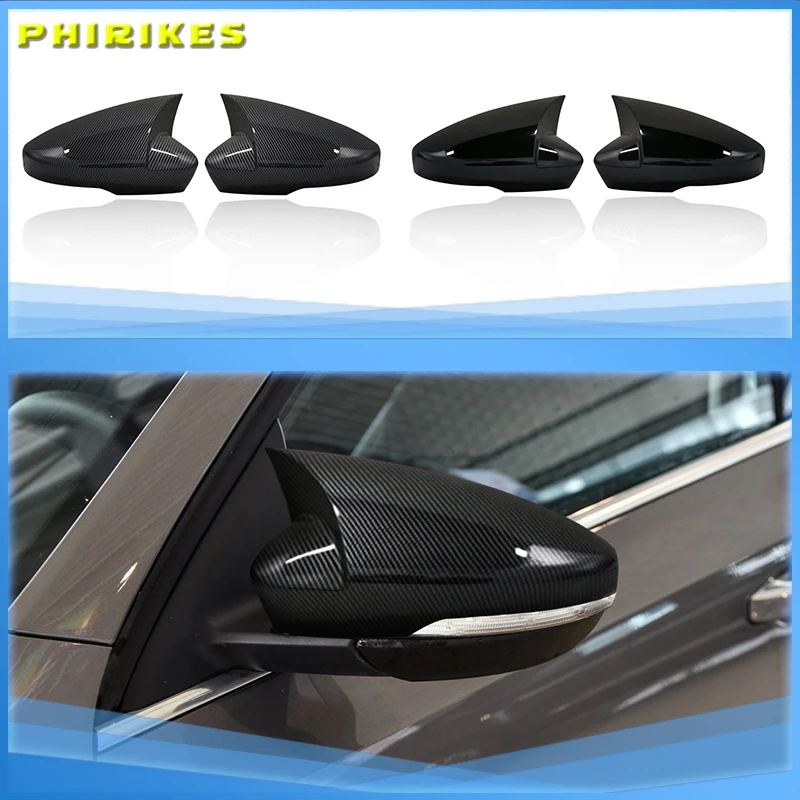 For VW T-ROC 2017-2019 Side Wing Mirror Caps Cover For Skoda Octavia Mk3 A7 5E 2014 2015 2016 2017 2018 2019 Car Accessories