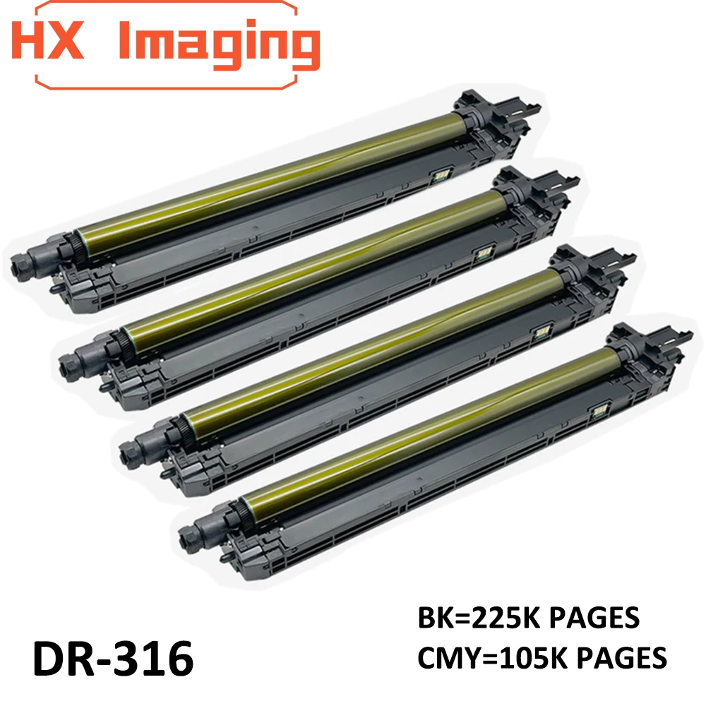 

HX Imaging DR316 DR-316K Black Drum Unit For KONICA MINOLTA Bizhub C250i C300i C360i AAV70RD AAV70TD 225K Pages DV315K