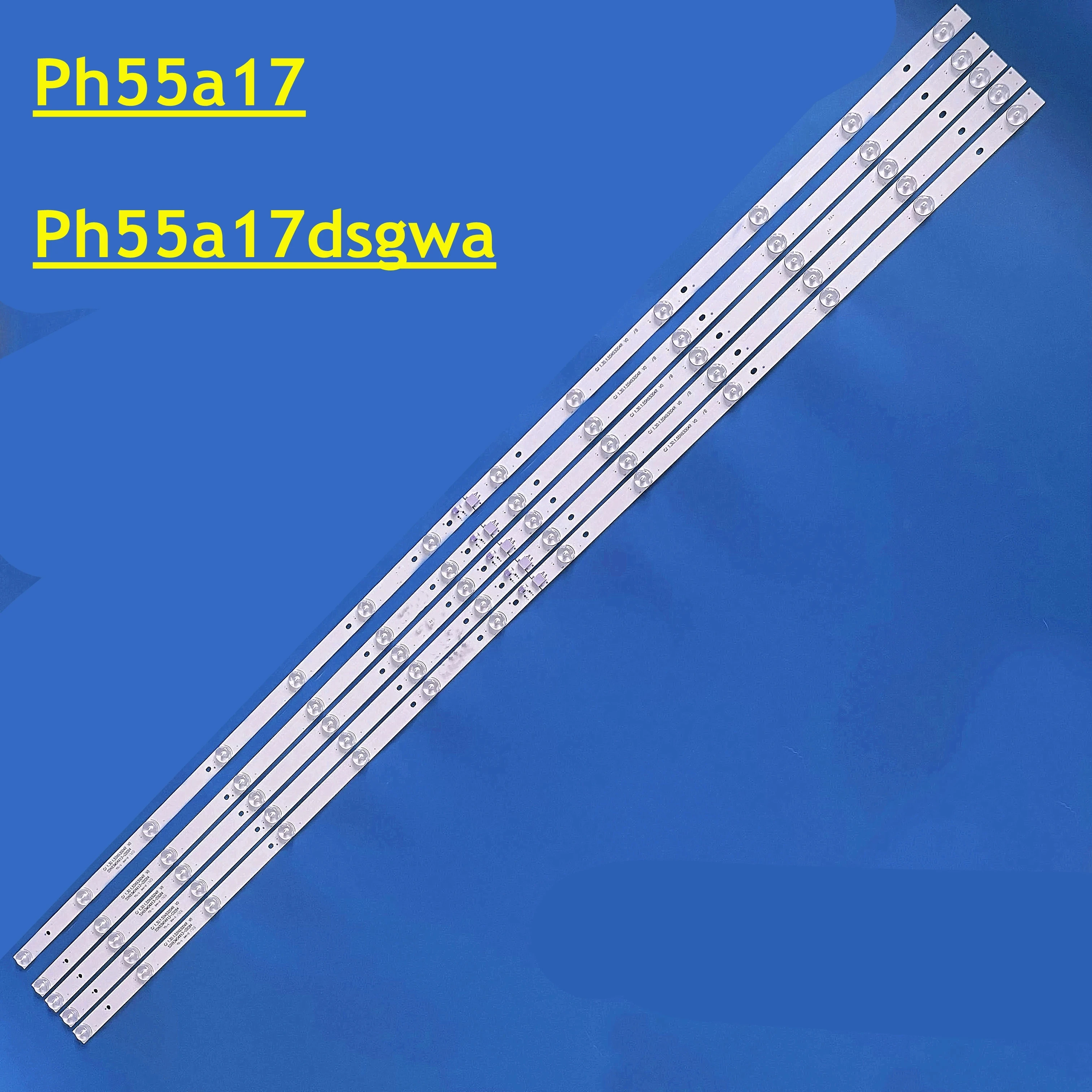 New 10Kit LED Backlight Strip for Philco Ph55a17 Ph55a17dsgwa CJ 1.30.1.55N93003R V0