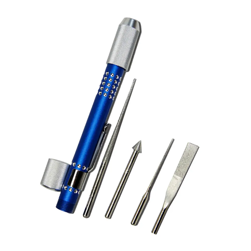 1Pack Jewelry Tools Professional Craft Diamond Polishing Pen Tool Hole Expansion Drill Long Point Short Needle Umbrella Reamer