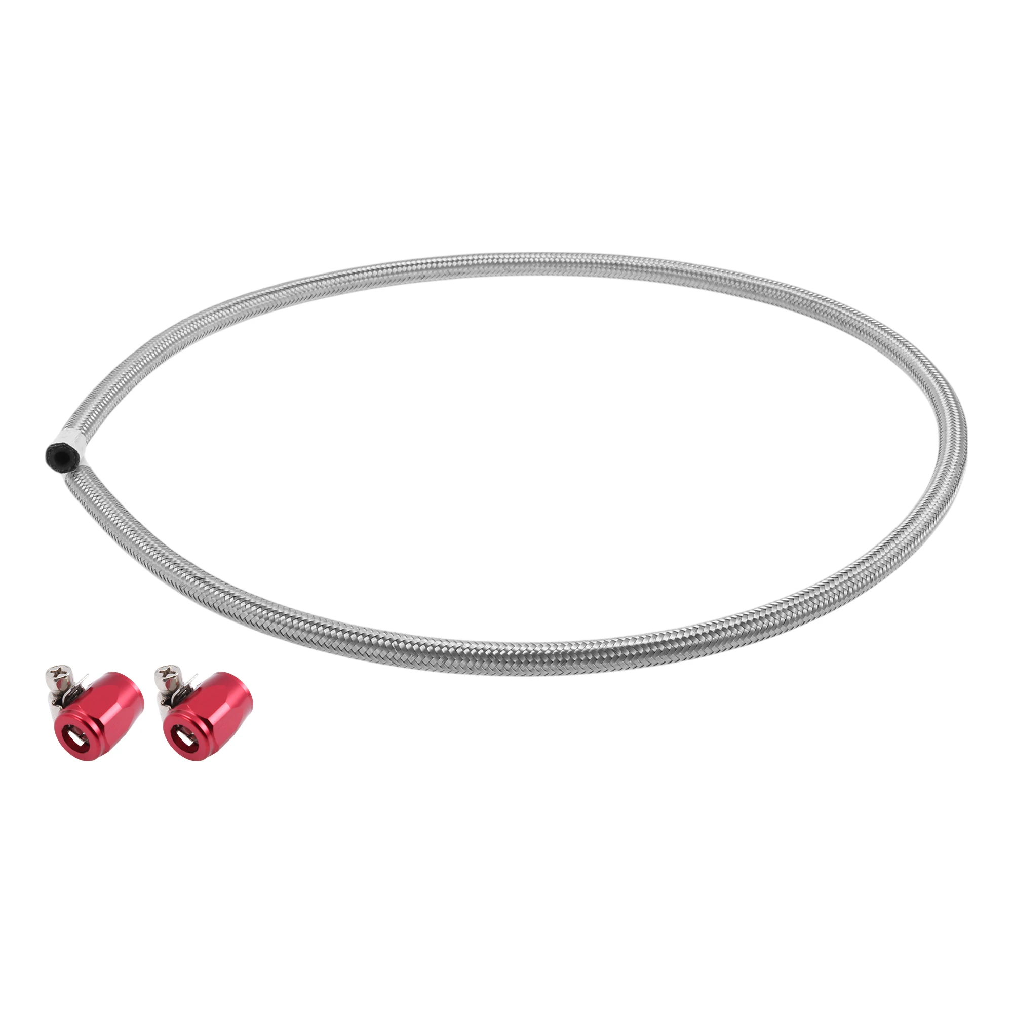 

Комплект топливопровода UXCELL AN-4 вакуумный шланг длиной 3,05 фута автомобильный топливный шланг с зажимами