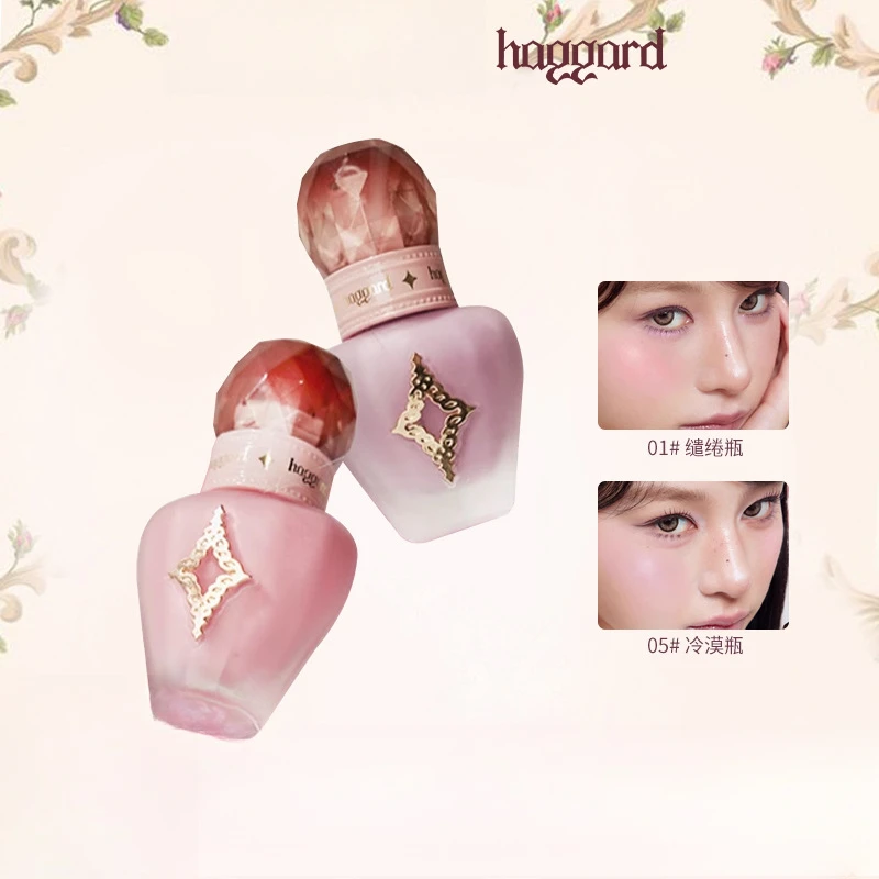 

Haggard Soft Matte Liquid Blush Cream Cheek Makeup Water Blush Long-Lasting Natural Velvet Liquid Blusher Makeup