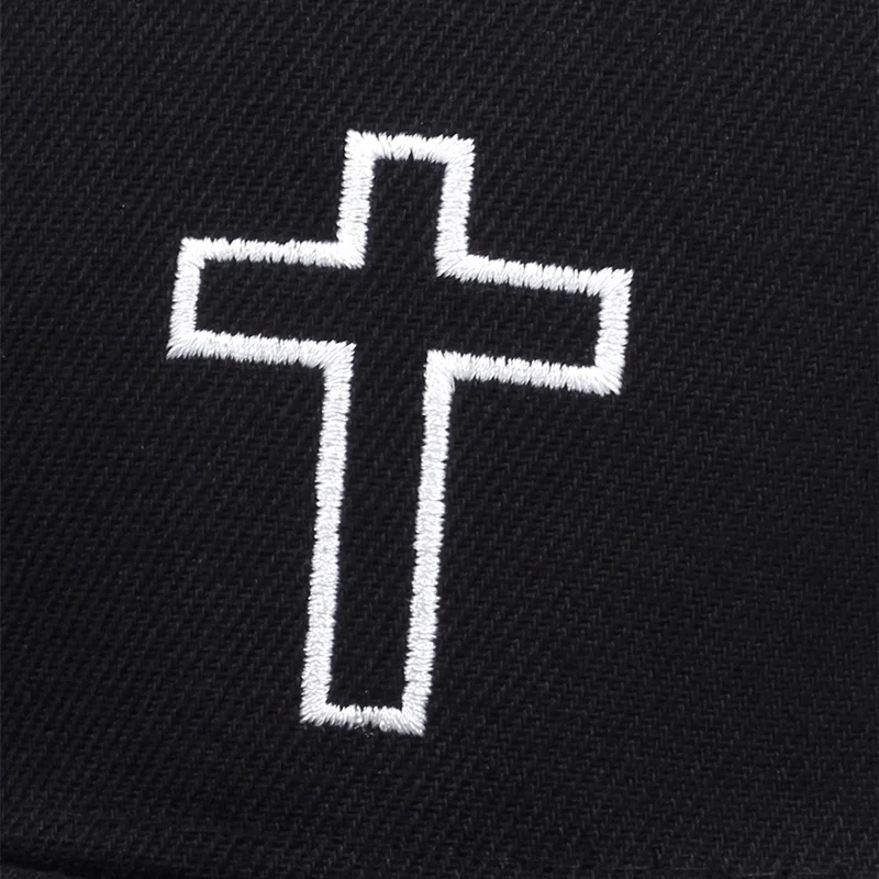 Women Fashion Embroidery Cross Baseball Cap men Snapback Hat Casquette Summer Couple Hip Hop Hats