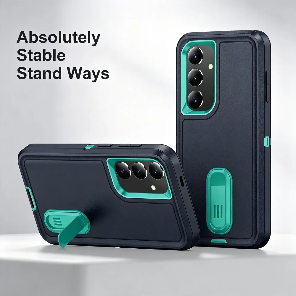 Military Grade Heavy Rugged Armor Phone Case For Samsung Galaxy A18 A57/37/17/07  A56/36/26/16/06 OTT-BOX Holder Anti-Drop Cover