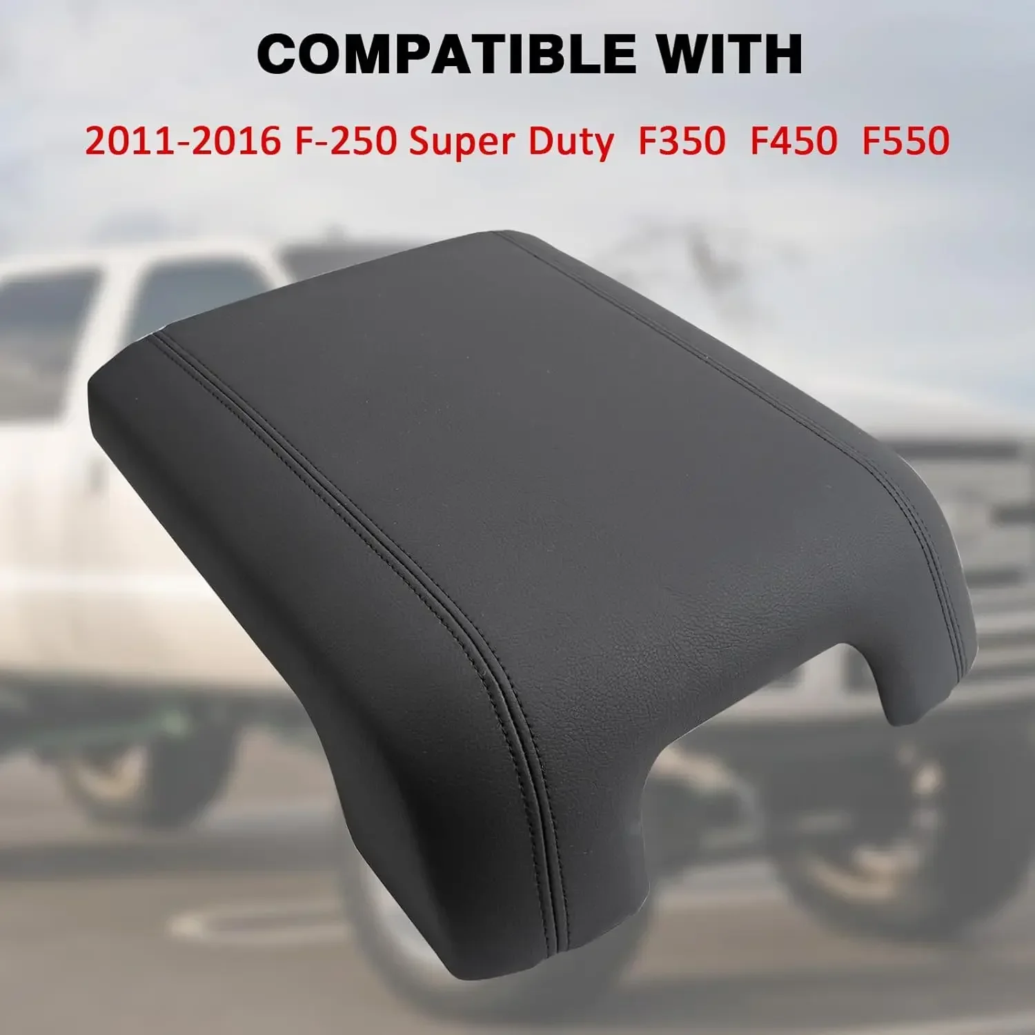 

BC3Z2806024AA Center Console Cover Armrest Box Cover Console Lid Compatible for F-250 F-350 F-350 F-450 F-550 2011-2016