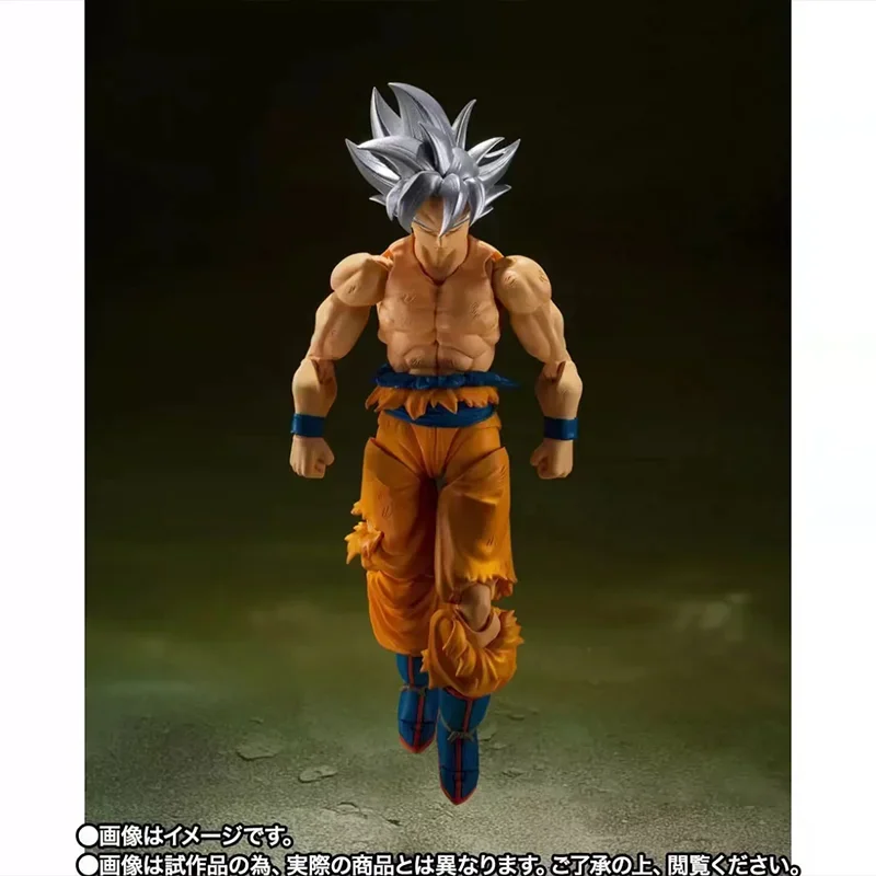 Bandai S.H.Figuarts SHF Dragon Ball Z Son Goku Ultra Instinct Toyota Taro Version VJ30TH Anime Action Figure Toy Spot Collection