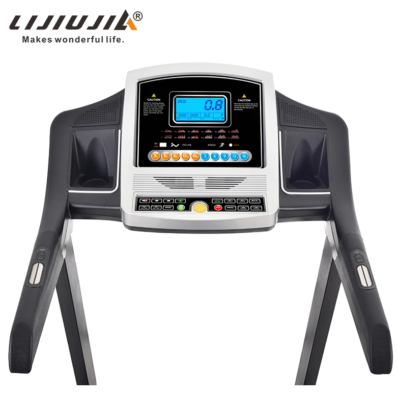 lijiujia electric folding 3hp sport gym equipment luxury training body strong semi commercial treadmill