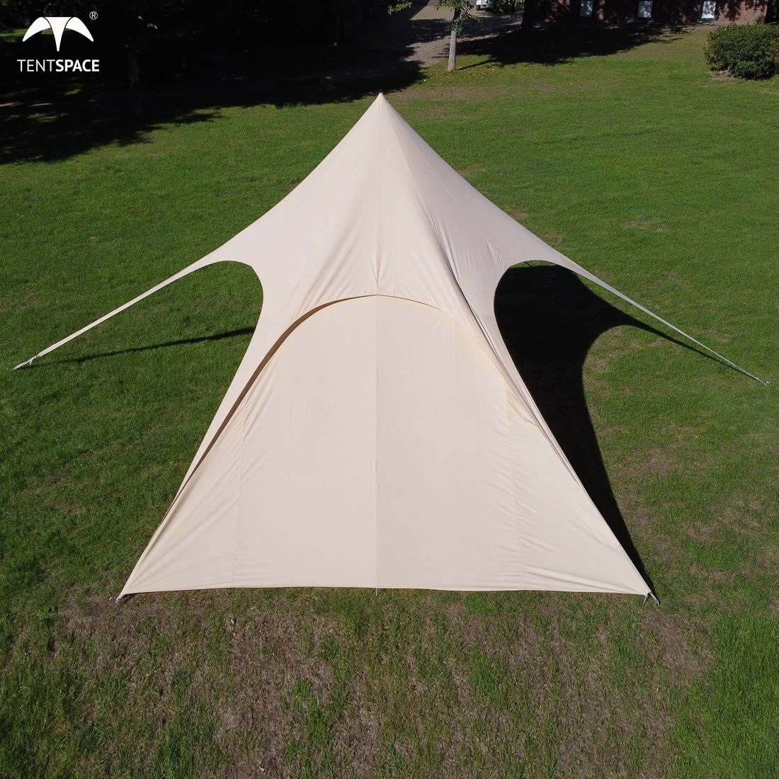 

Hot Sale Classic Big White Star Shaped Spider Tent Waterproof Sun Shade Marquee Canopy For Outdoor Party Events