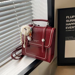 Trendy Academy Style Shoulder Bag for Women 2024 New Fashion Versatile Trendy Women's Bag Animal Cartoon Doll Women's Bag