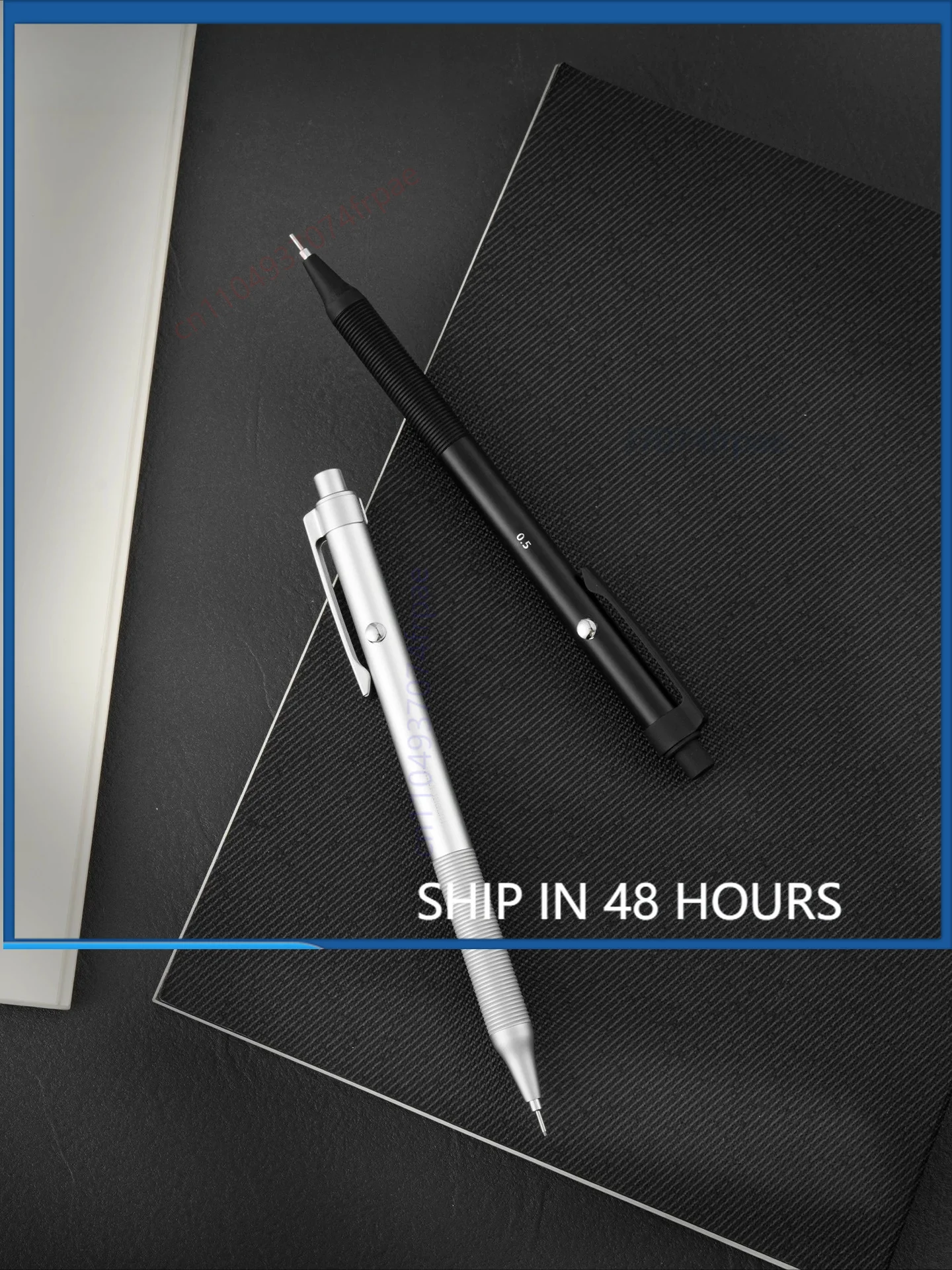 For Luddite PostDraw Double Tap Drafting Pencil Metal Aluminum Body Brass Mechanism 0.5mm Precision Architect Drawing Pen