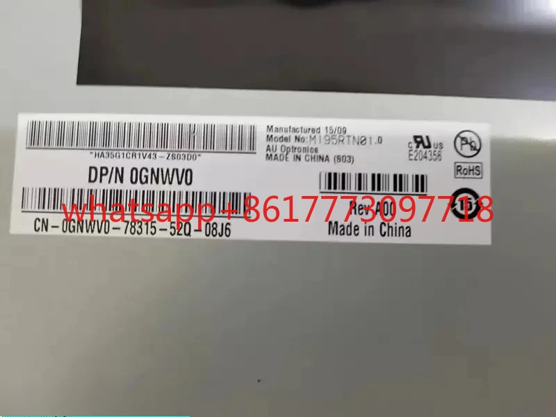

19.5 inch M195RTN01.1 M195RTN01.0 LCD panel for A7200 C260 C360 C365 M195RTN01 spot