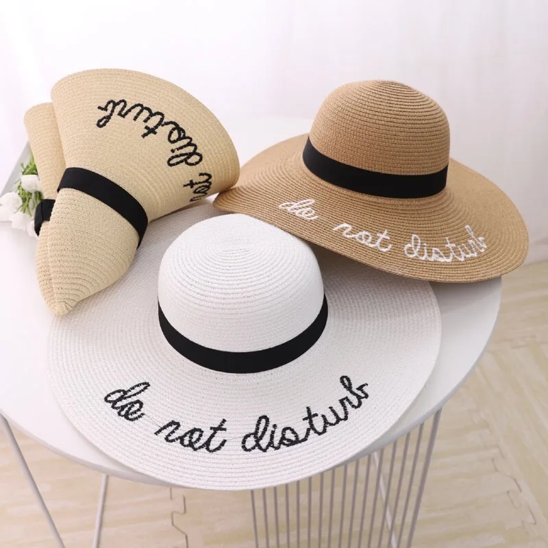 1 Stück Sommer-Sonnenhut für Damen, personalisierbar für Junggesellinnenabschied, Flitterwochen, zukünftige Braut, Brautjungfern, Team Bride