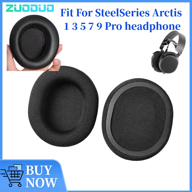 

ZUODUO Replacement Earpads For SteelSeries Arctis 1 3 5 7 9 Pro Ear Cushion Headphone Ear Pad