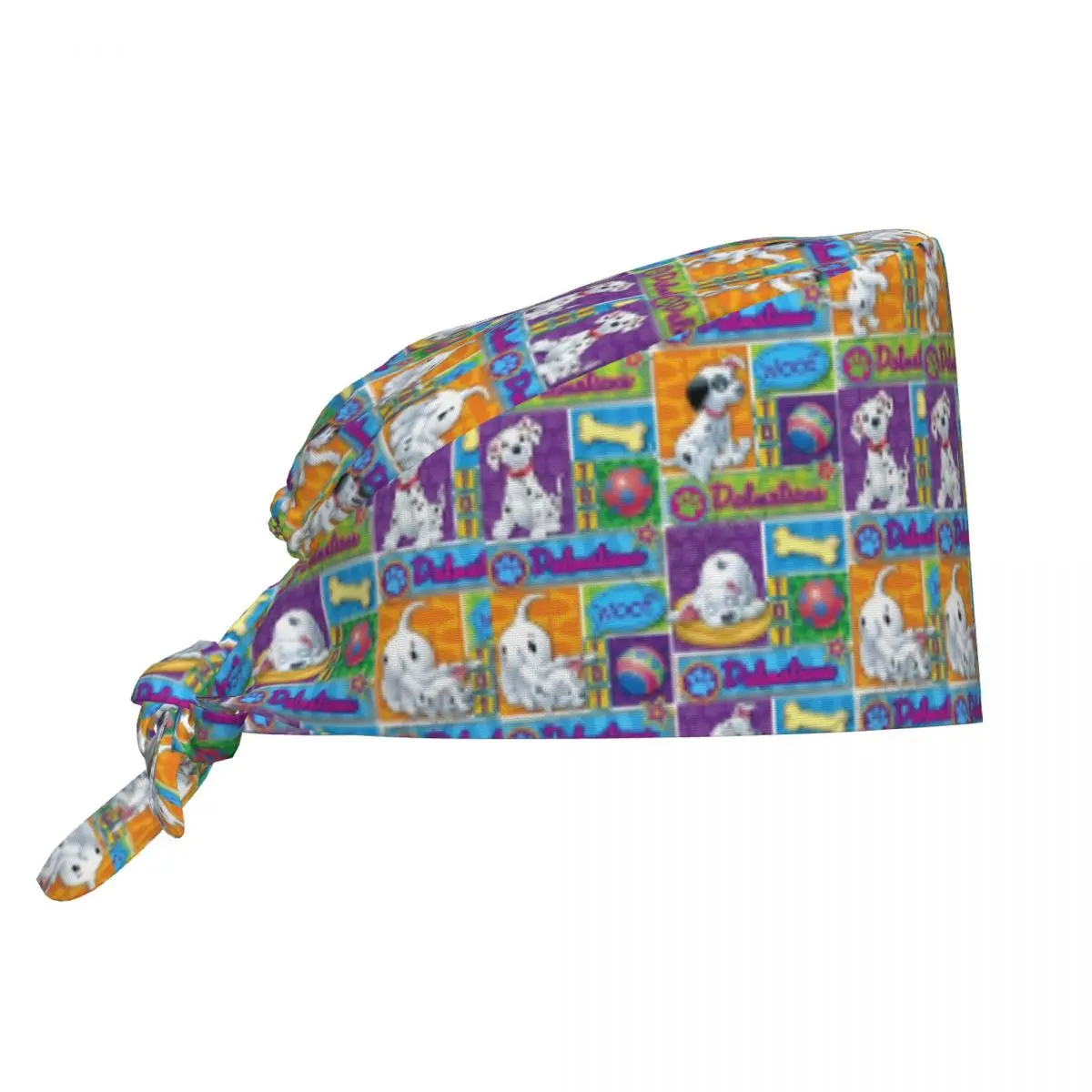 Animated One Hundred And One 101 Dalmatians Scrubs Cap Surgical Hats Films Operating Room Cap Operator Hats Lab Works Hat