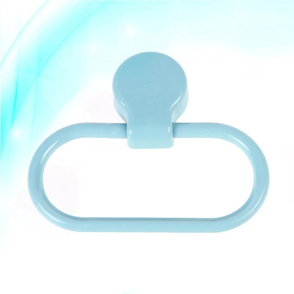 

Towel Ring Pink Self-Adhesive No Drilling Strong ABS Material Durable Easy Install Simple Design Bathrooms Kitchen Towel
