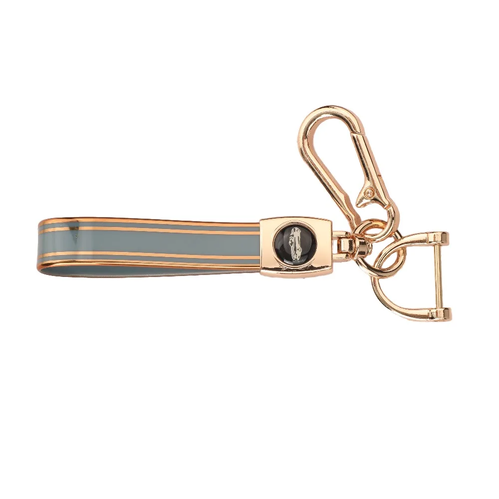 Jingyuqin New Fashion Keychain For Key Rings Holder Luxury Durable Never Damage Car Keys TPU Accessories