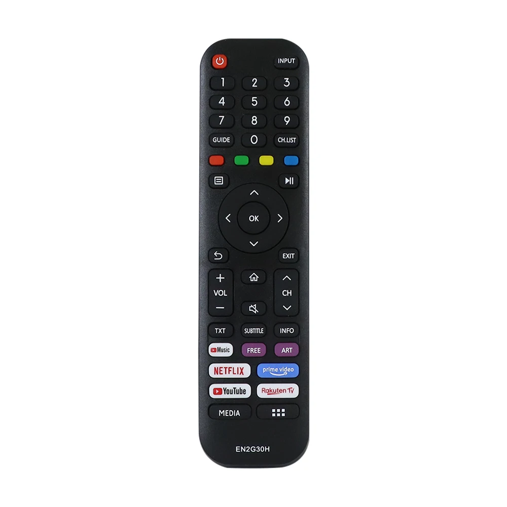 EN2G30H TV Remote Control Compatible for Hisense Remote Control with Netflix Prime Video YouTube Rakuten TV Function Buttons