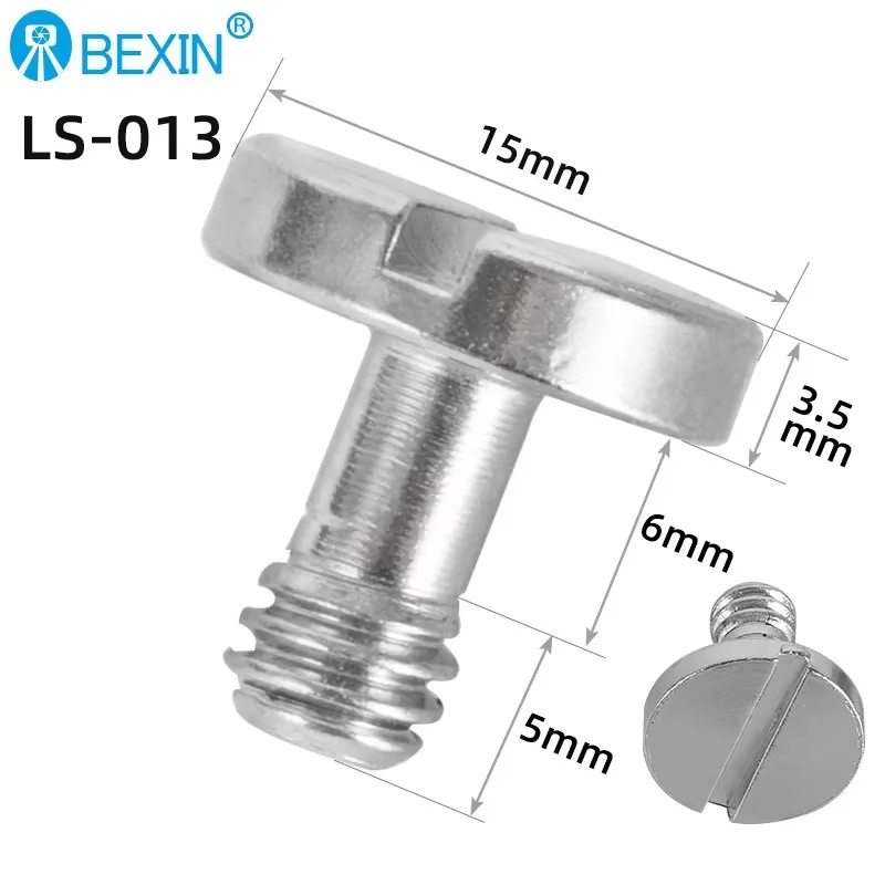 

BEXIN Universal Camera Mounting Screws 1/4"UNC Dslr Camera Screw for Tripod Quick Release Plate Adapter
