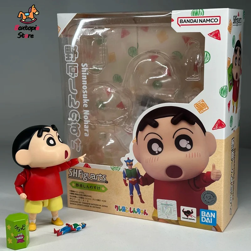 

Новая официальная коллекционная фигурка Bandai S.H.Figuart Crayon Shin-Chan Nohara Shinnosuke Dynamic Superman, подарок, в наличии