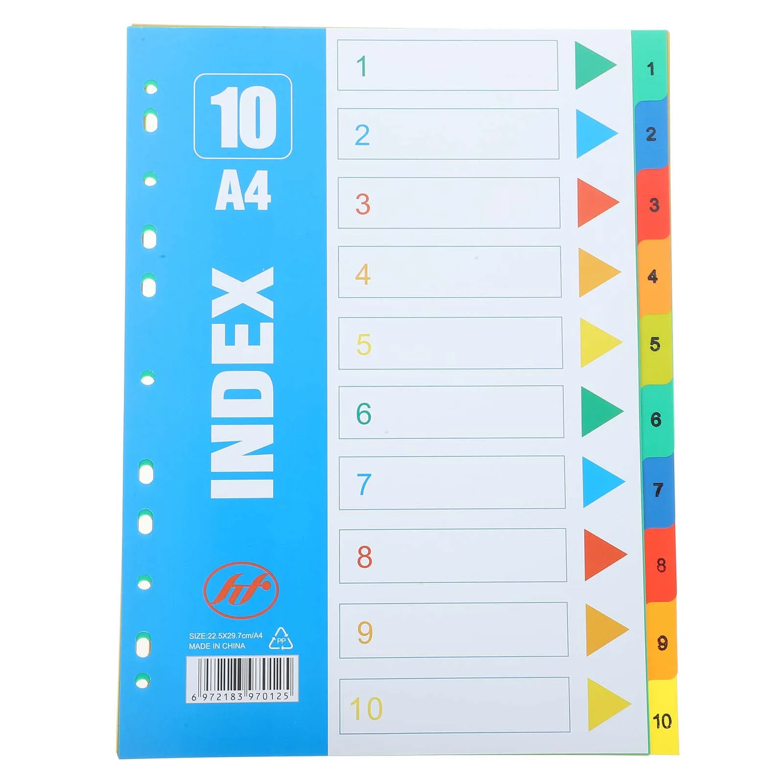 1 مجموعة A4 مؤشر الباستيل فواصل دفتر لعلامات التبويب مجلة الموثق المنظم طالب اللوازم المكتبية A4 فواصل الملفات