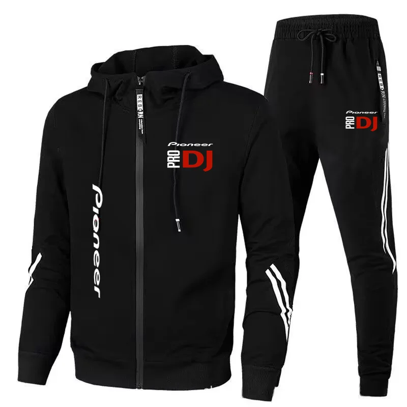 Brand Men Tracksuit 2 Pieces Men\'s Winter Jacket Casual Zipper Jackets Sportswear+Pants Sweatshirt Sports Suit Men Sets Clothing